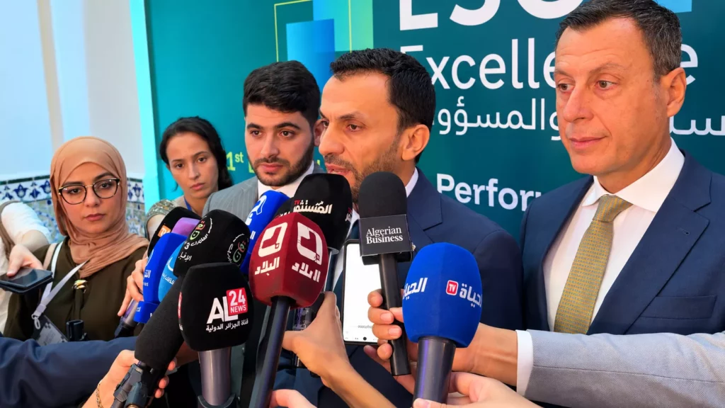 Noureddine Ouadah lors de l’ESG Excellence Summit 2026 à Alger
