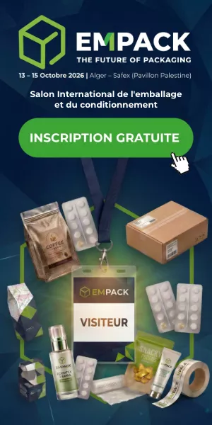 Empack Algeria 2026 – Salon international de l’emballage et du conditionnement à Alger.