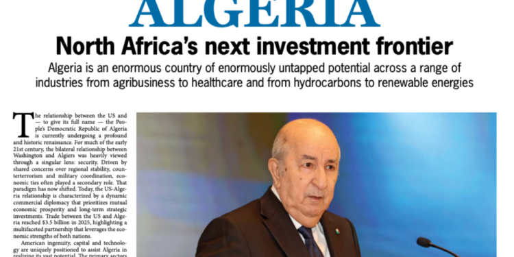 Investissement en Algérie présenté par USA Today