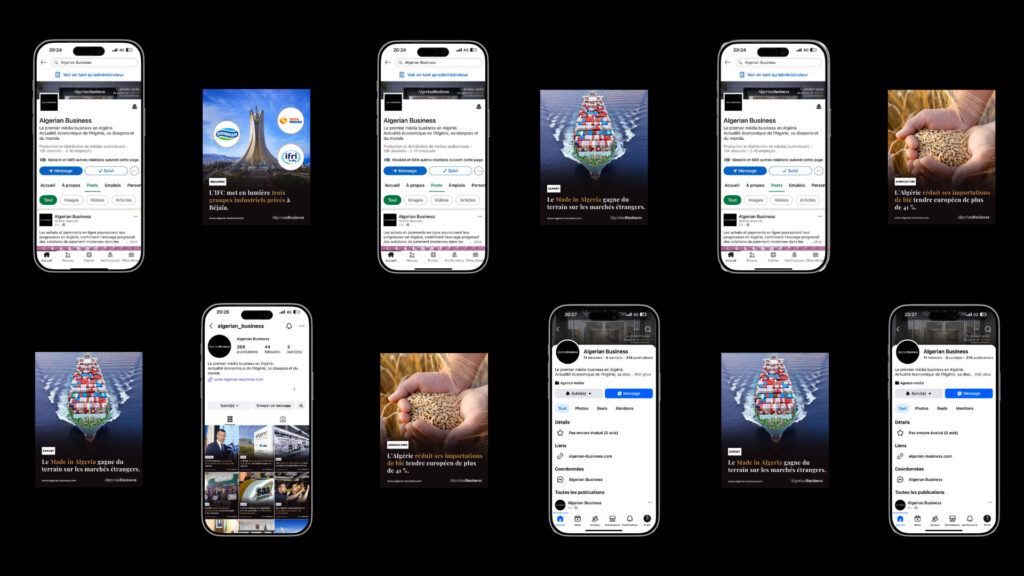 Annonces publicités réseaux sociaux Algerian Business