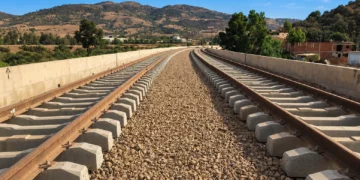 Ligne minière Est Annaba-Tébessa avec les travaux menés par CRBC