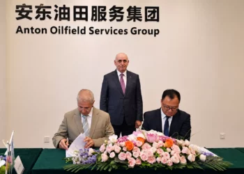 Sonatrach et Anton Oilfield Services Group lors de la signature d’un protocole d’entente à Pékin
