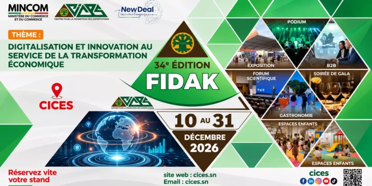 Algérie FIDAK 2026 pour développer les exportations en Afrique