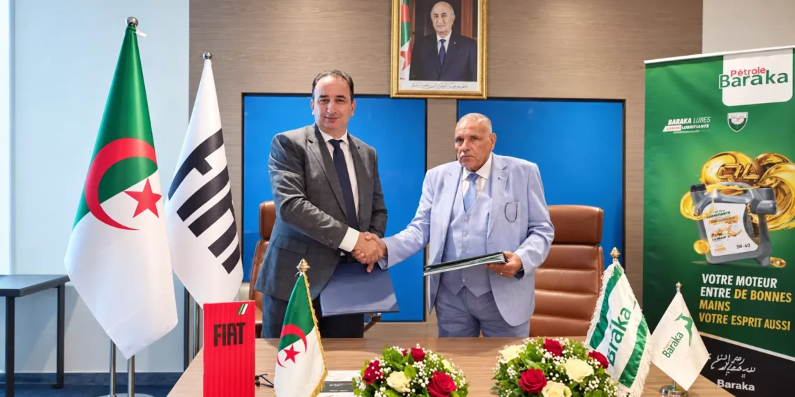 Pétro Baraka Fiat, partenariat pour la fourniture de lubrifiants en Algérie