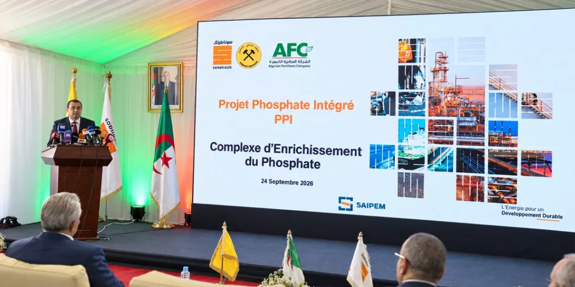 Projet intégré de phosphate en Algérie entre Bled El Hadba, Oued Kebrit et Annaba