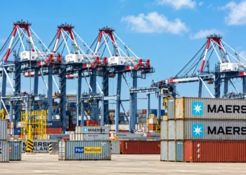 Terminal à conteneurs du port de Béjaïa, exploité par BMT, partenaire de Portek, dont A.P. Moller Capital prépare le rachat
