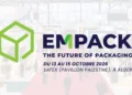 Visuel officiel du salon Empack Algeria 2026, consacré aux technologies de l'emballage à Alger.